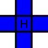 La croix sur la face H